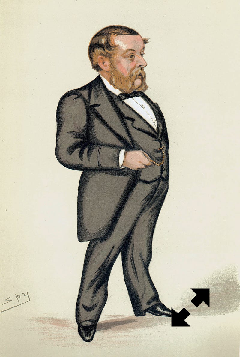 R. A. Proctor Vanity Fair cartoon