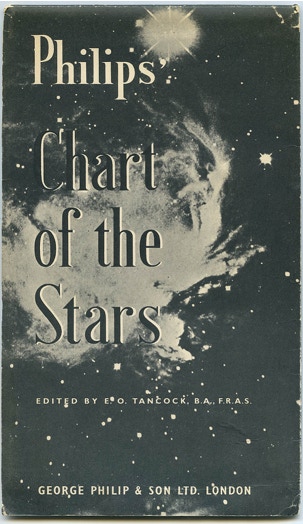 Philip star chart illustrated cover Orion  1961