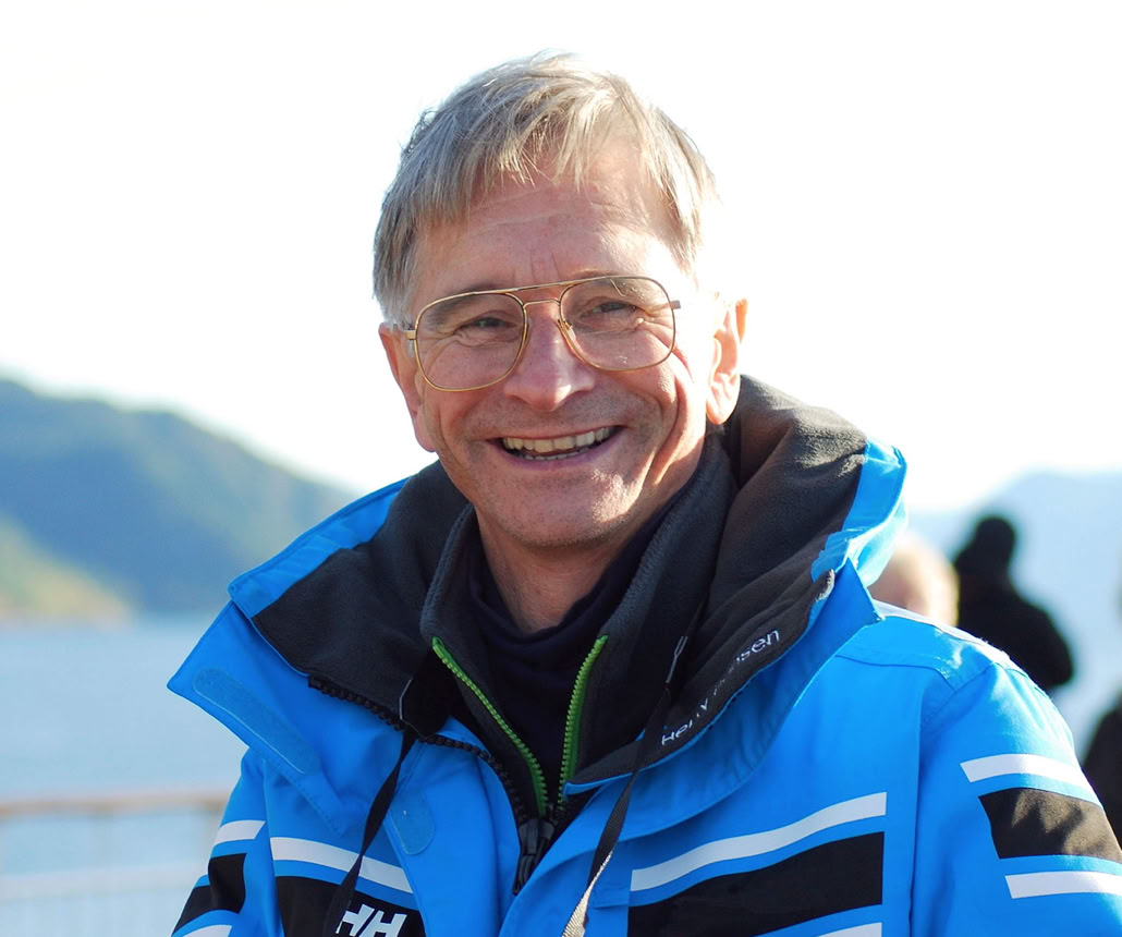 Ian Ridpath in the fjords