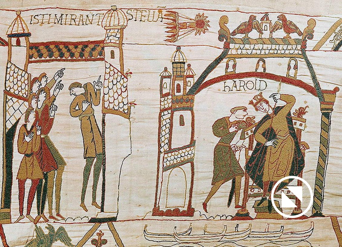 Halley's Comet on the Bayeux Tapestry