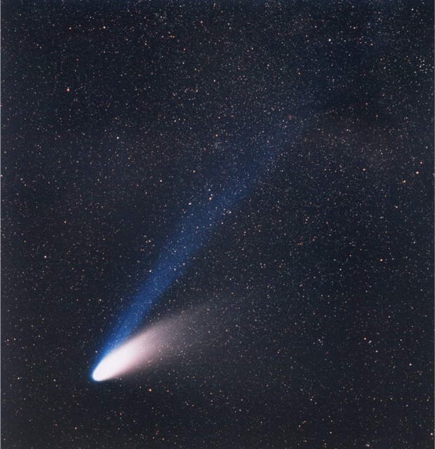 Tails of Comet Hale-Bopp