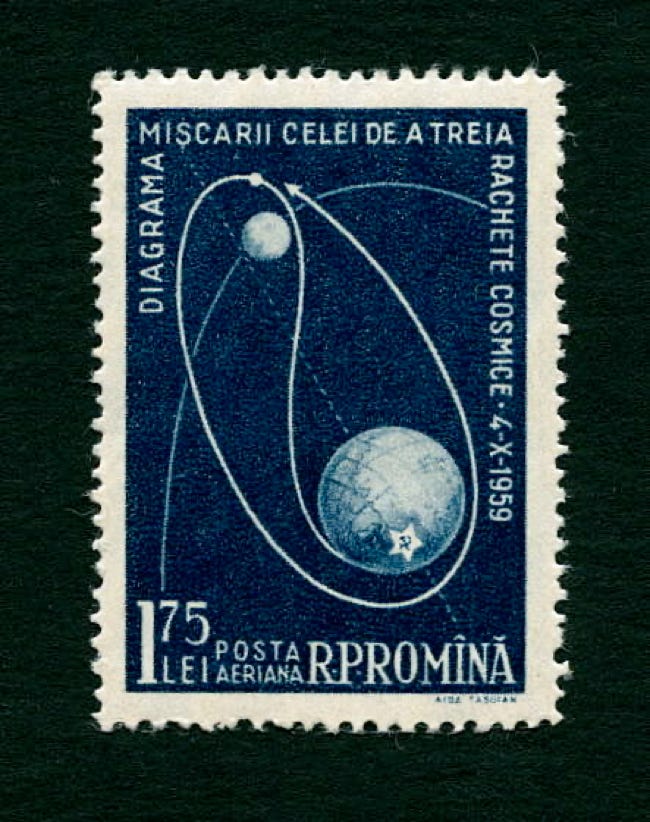 Romania stamp 1959 Luna 3