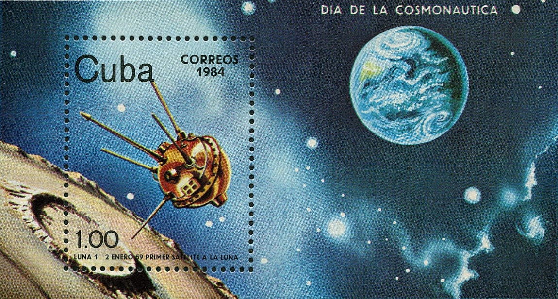 Cuba 1984 stamp Luna 1