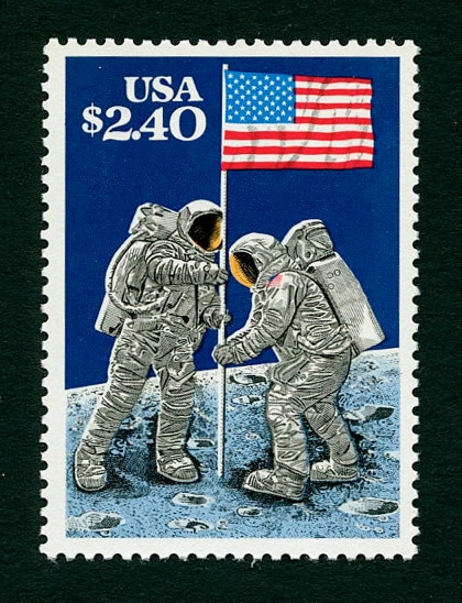 USA 1989 stamp Apollo 11
