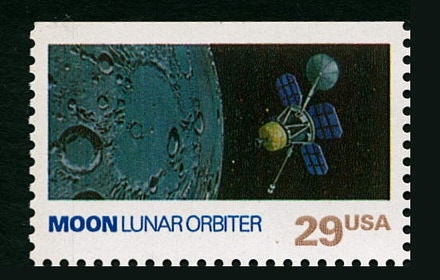  USA 1991 stamp Lunar Orbiter