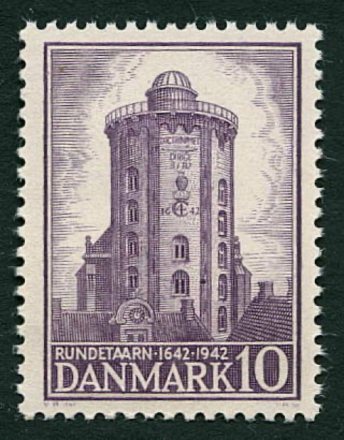 Denmark 1942 Round Tower observatory  