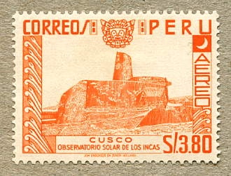 Peru 1952 Inca observatory  