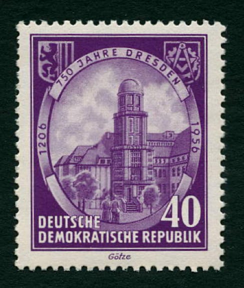 East Germany 1956 Dresden Observatory  
