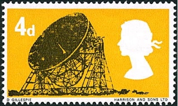 Jodrell Bank stamp 1966