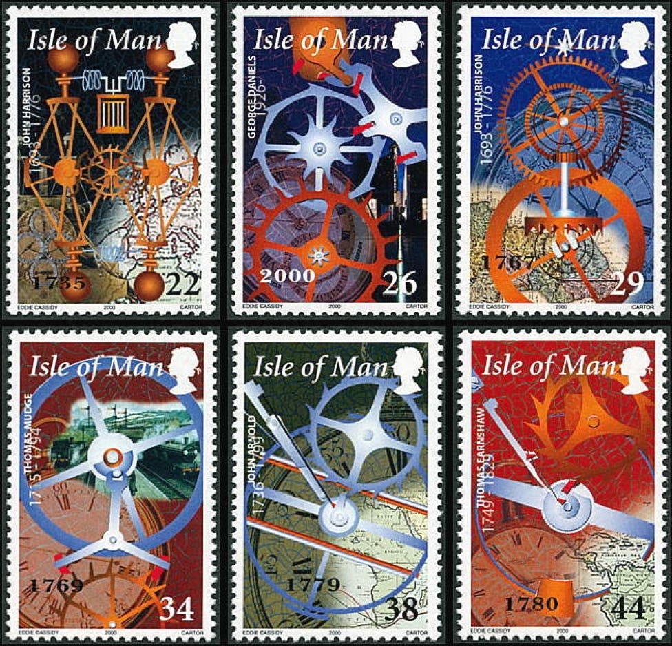 Isle of Man Story of Time stamp set 2000 