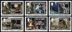 Europa Astronomy/Man on the Moon stamp set (Isle of Man) 2009 