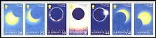 Total eclipse stamp set (Alderney) 1999 