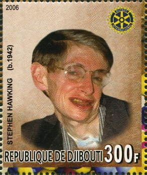 Hawking stamp Djibouti