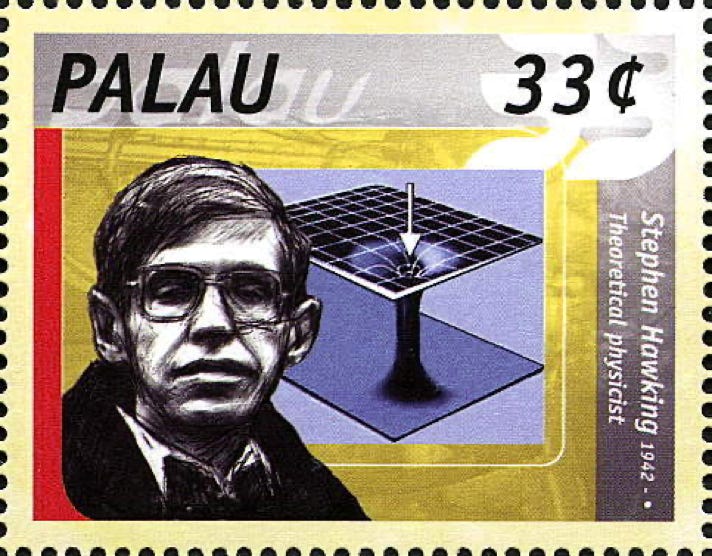 Hawking stamp Palau