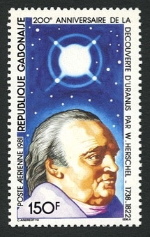Herschel stamp Gabon