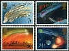 Halley’s Comet GB stamp set 1986 