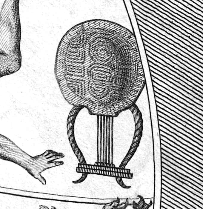 Lyra seen on the Farnese globe
