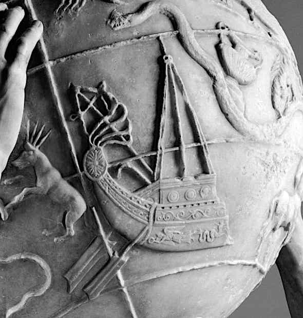 Argo on the Farnese globe