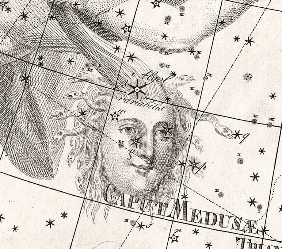Algol in Bode's Uranographia