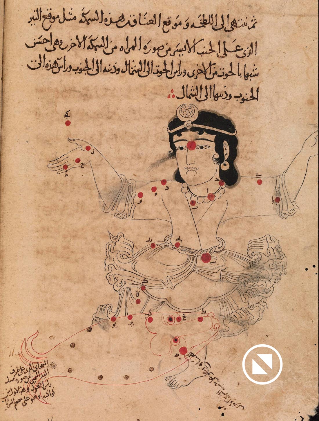 The Double Cluster in al-Sufi's Book of the Fixed Stars
