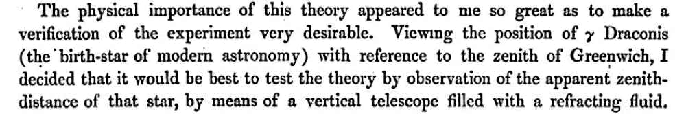 Sir George Airy termed Gamma Draconis the birth star of modern astronomy.