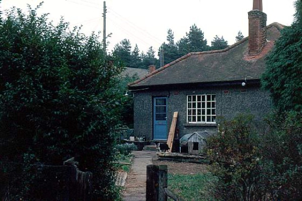 The cottage in Rendlesham Forest in which forester Vince Thurkettle lived at the time of the Rendlesham Forest UFO slighting